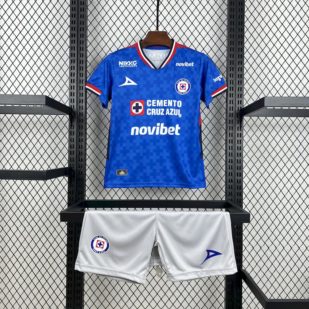 Kit Infantil do Cruz Azul Titular 2025/2026