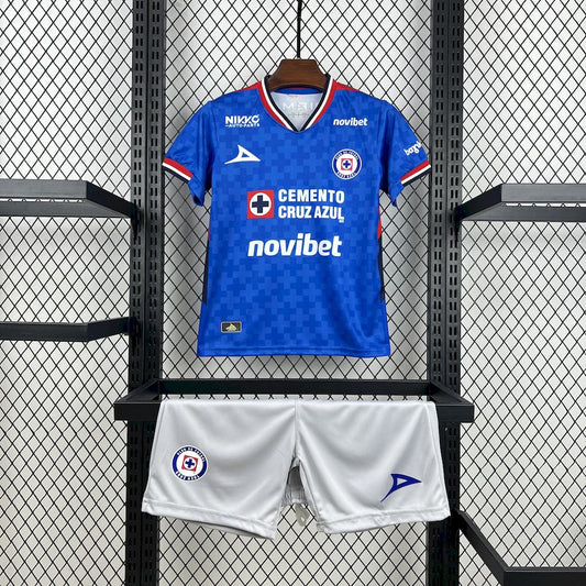 Kit Infantil do Cruz Azul Titular 2025/2026
