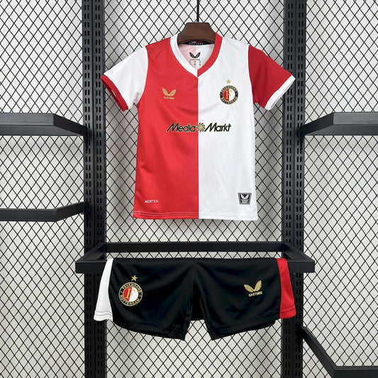 Kit Infantil do Feyenoord Titular 2025/2026