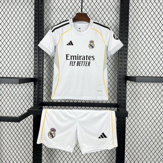 Kit Infantil do Real Madrid Titular 2025/2026