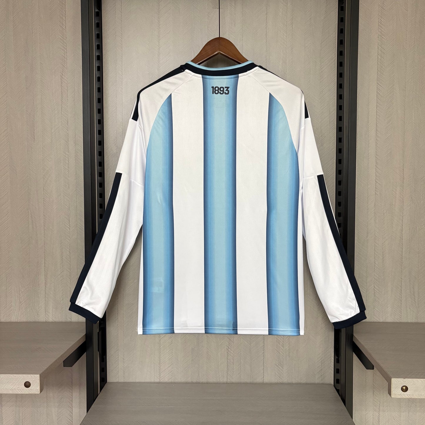 Camisa Manga Longa da Argentina Titular + "Patch de Campeão" 2026/2027