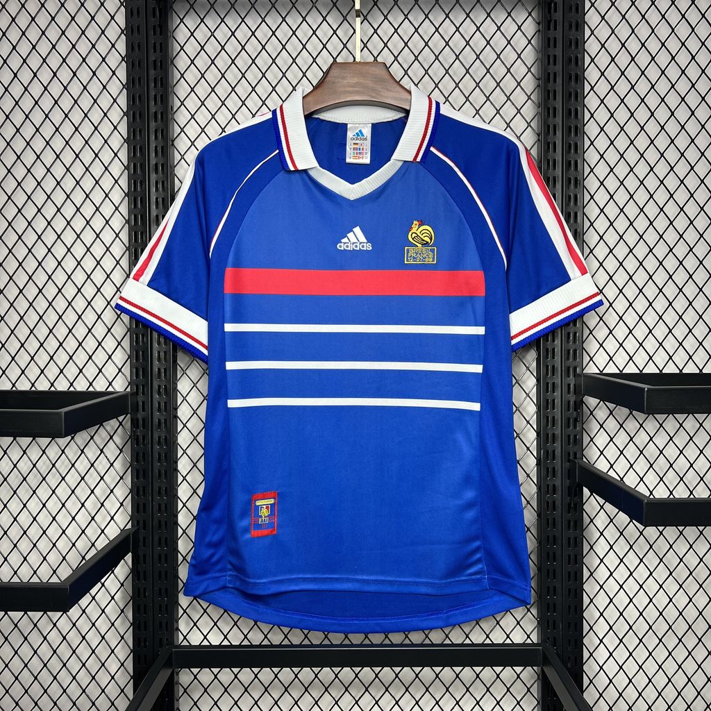 Camisa Retrô da França Titular 1998