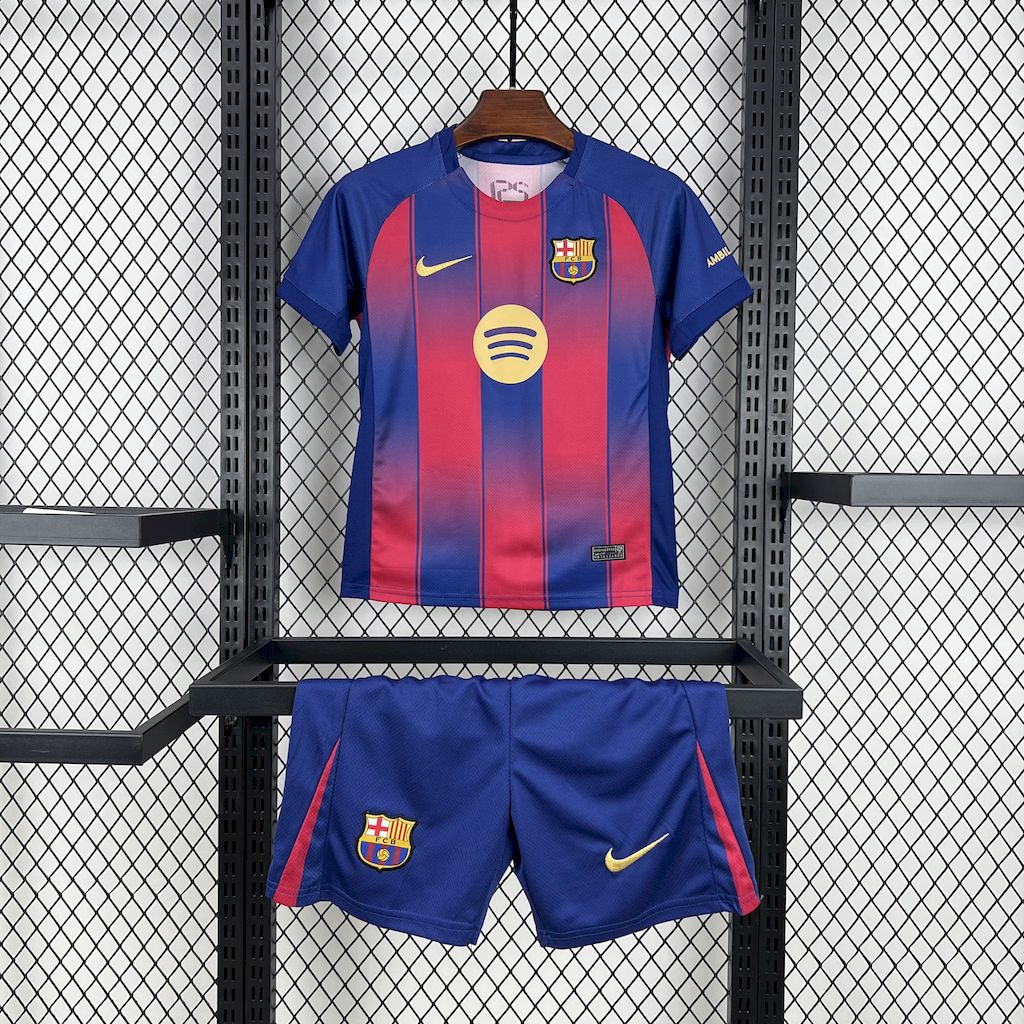 Kit Infantil do Barcelona Titular 2025/2026