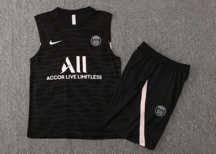 Kit Treino do PSG Preto x Rosa